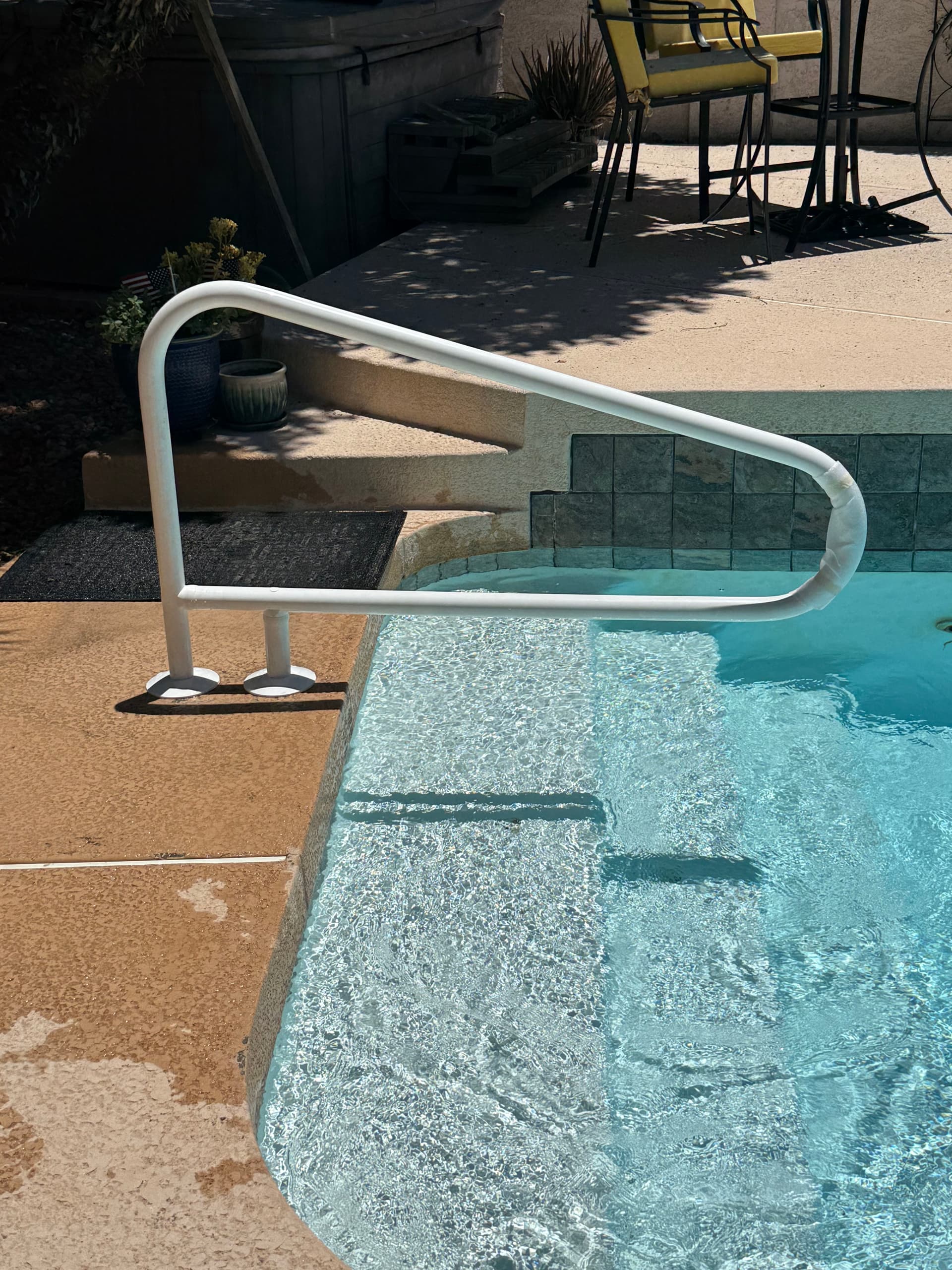 Gallery photos for Pool Hand Rail Installation at a Glendale Pinnacle Hill Home: Image #2