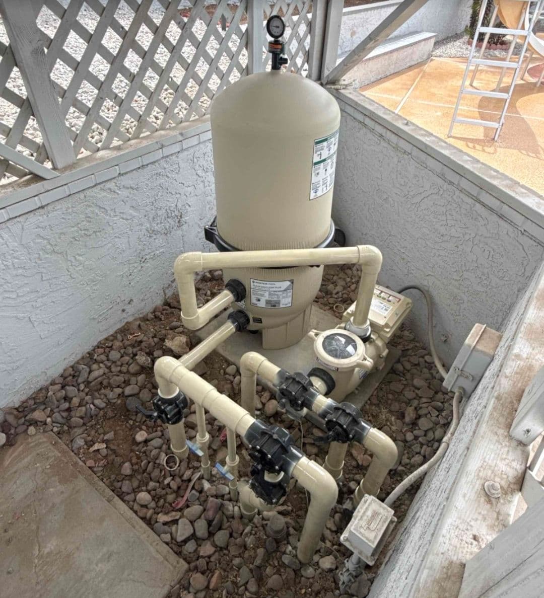 Gallery photos for Full Pool Equipment Remodel Done Right in Phoenix 85022: Image #1