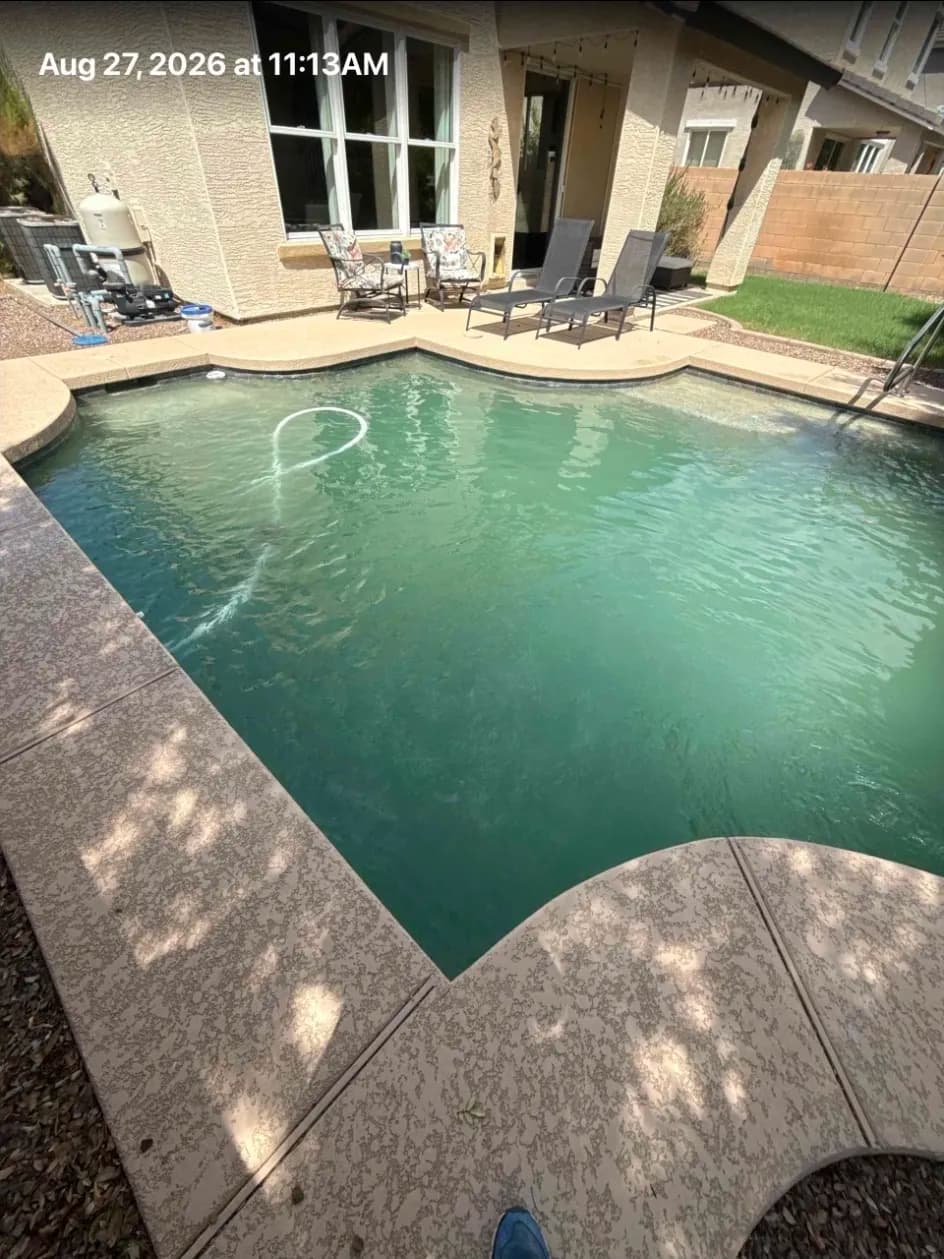 Green Pool Cleanup and Equipment Repair in Peoria AZ image