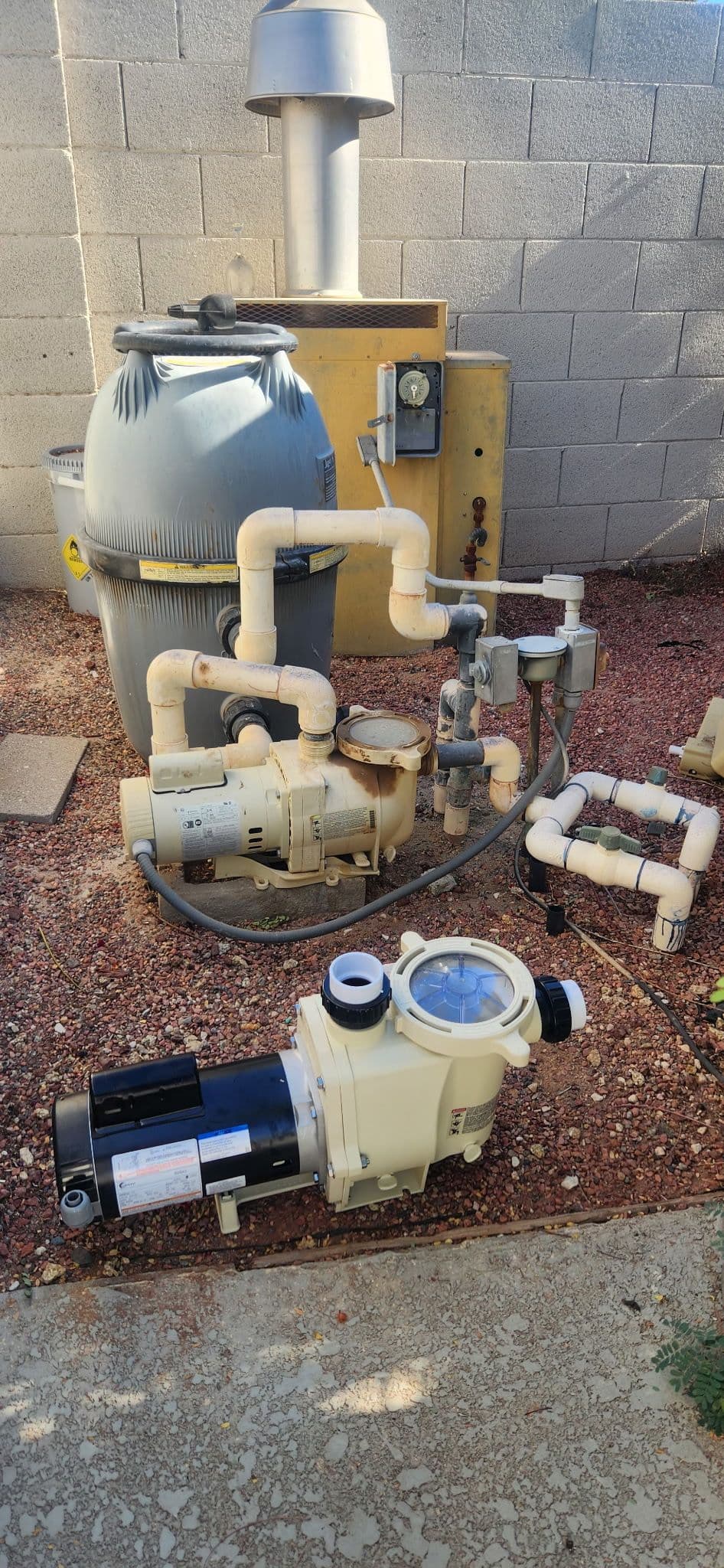 Gallery photos for Pool Pump Replacement Completed in Phoenix 85028: Image #1