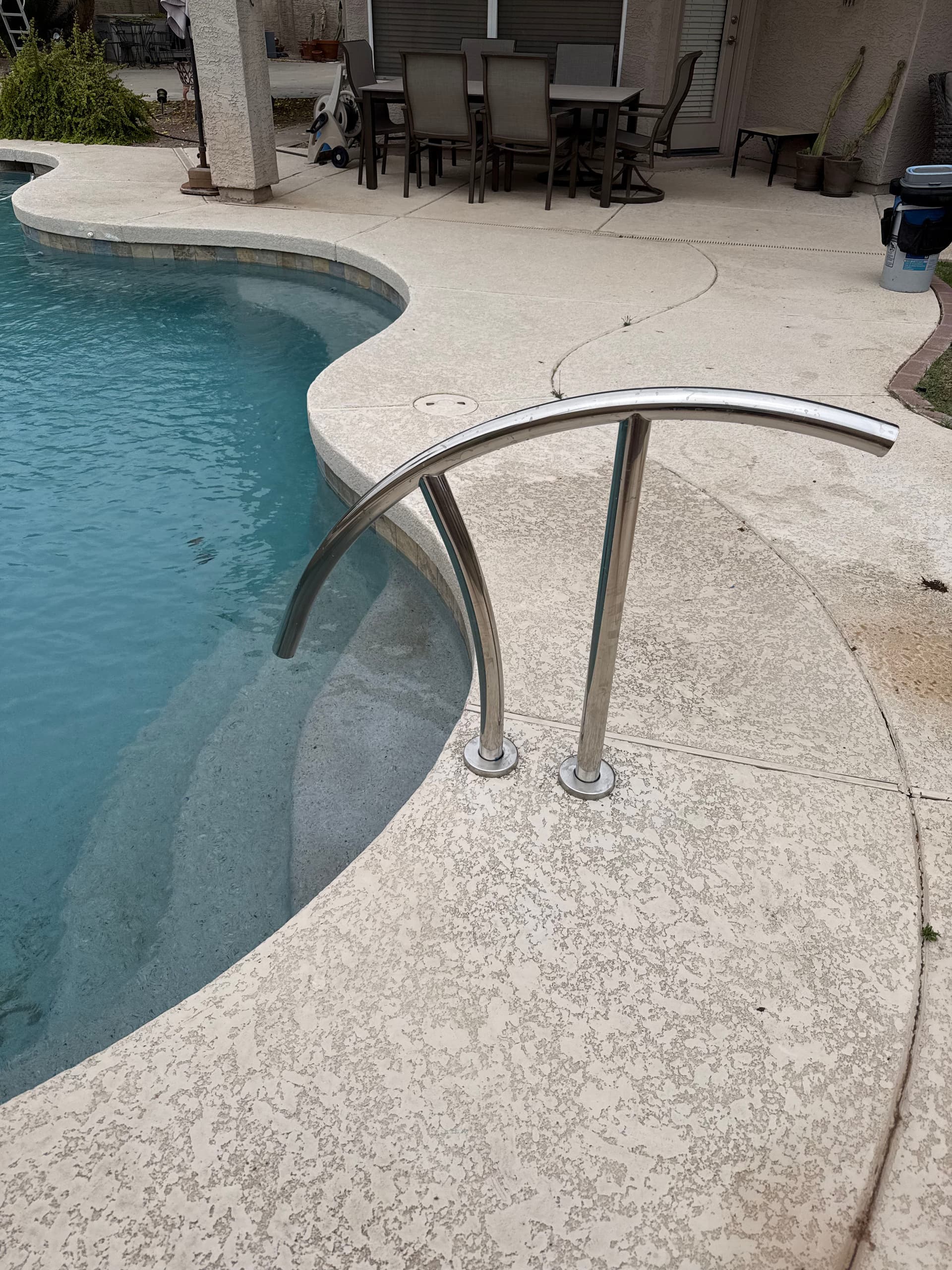New Pool Handrail Installation in Arrowhead Glendale image