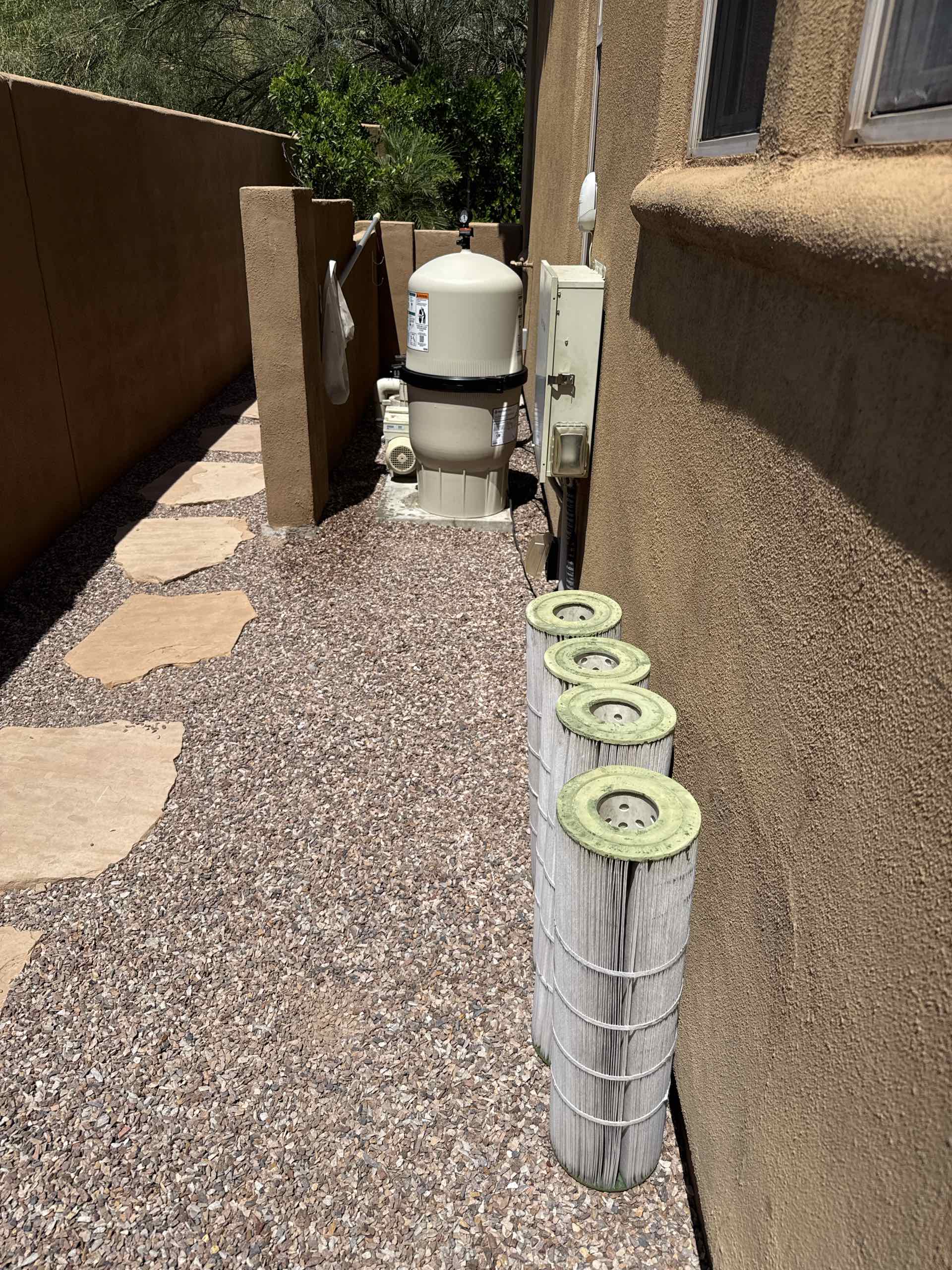 Old Pool Cartridges Pulled and Replaced With a Fresh Set image